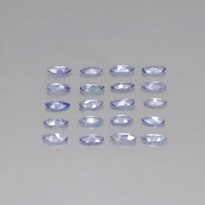 Pedras preciosas de tanzanita azul natural de  ct, marquise, VVS-VS