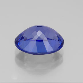 Tanzanita azul natural 3,24ct, corte oval, VVS