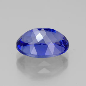 Tanzanita azul natural 3,33ct, corte oval, VVS