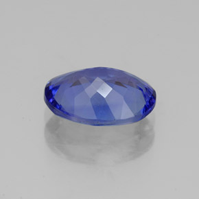 Tanzanita azul natural 2,38ct, corte oval, VVS-VS