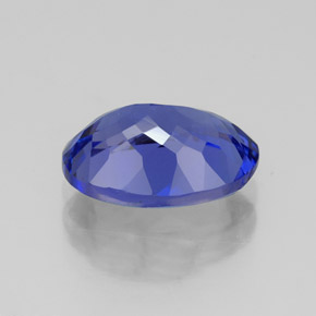 Tanzanita azul natural 3,15ct, corte oval, VVS