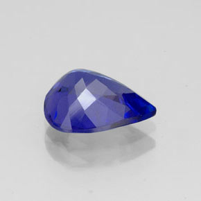 Tanzanita azul natural 2,03ct, formato de pêra, VVS