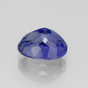 Tanzanita azul natural 2,49ct, corte oval, VVS-VS