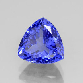 Tanzanita azul natural 2,41ct, trillion, VVS