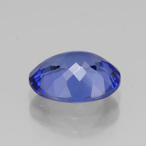 Tanzanita azul natural 2,76ct, corte oval, VVS