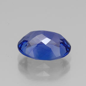 Tanzanita azul natural 2,71ct, corte oval, IF