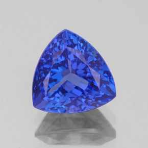 Tanzanita azul natural 2,12ct, trillion, VVS