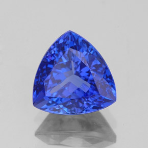 Tanzanita azul natural 2,12ct, trillion, VVS