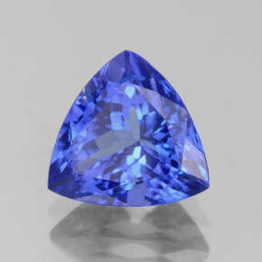 Tanzanita azul natural 2,62ct, trillion, VVS