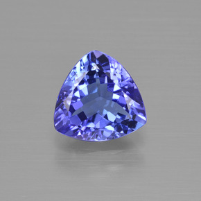 Tanzanita azul natural 1,84ct, trillion, VVS