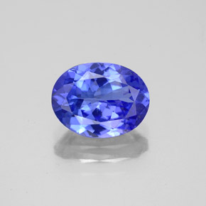Tanzanita azul natural 1,95ct, corte oval, VS
