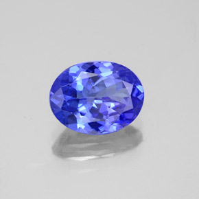 Tanzanita azul natural 1,95ct, corte oval, VS