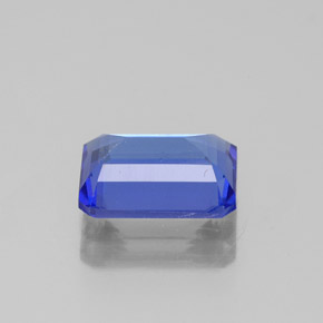 Tanzanita azul natural 1,63ct, corte esmeralda, VVS-VS