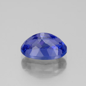 Tanzanita azul natural 2,66ct, corte oval, VVS