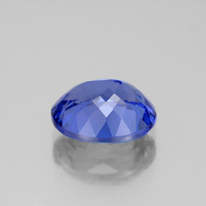 Tanzanita azul natural 2,70ct, corte oval, VVS