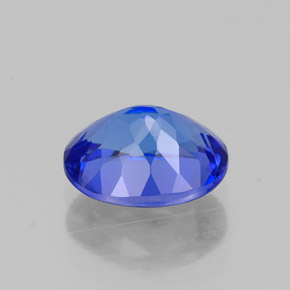 Tanzanita azul natural 1,60ct, corte oval, VVS-VS