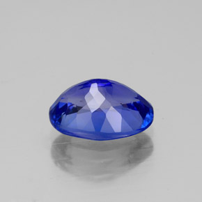 Tanzanita azul natural 2,42ct, corte oval, VVS