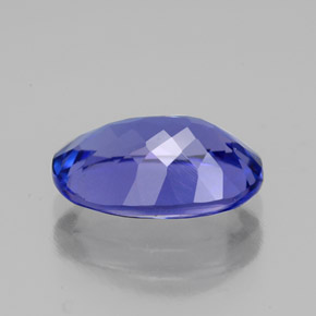 Tanzanita azul natural 2,75ct, corte oval, VVS