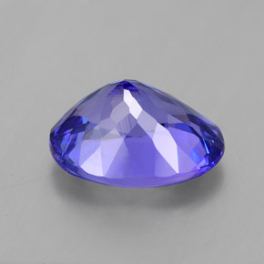 Tanzanita azul natural 2,26ct, corte oval, VVS-VS
