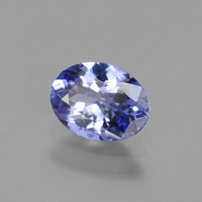 Tanzanita azul natural 1,22ct, corte oval, VVS-VS