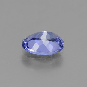 Tanzanita azul natural 1,22ct, corte oval, VVS-VS