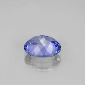 Tanzanita azul natural 2,10ct, corte oval, VVS-VS