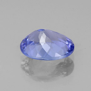 Tanzanita azul natural 1,92ct, corte oval, VVS-VS