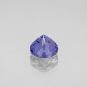 Tanzanita azul natural 1,44ct, corte redondo, VS-SI