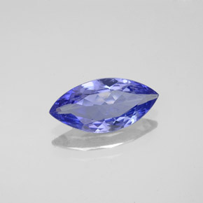 Tanzanita azul natural 1,33ct, marquise, VVS-VS