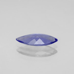 Tanzanita azul natural 1,33ct, marquise, VVS-VS