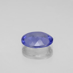 Tanzanita azul natural 1,73ct, corte oval, VVS