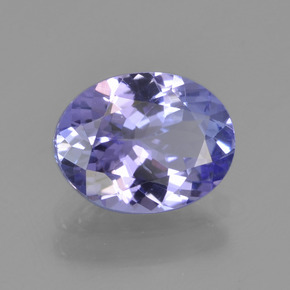 Tanzanita azul natural 1,96ct, corte oval, VVS