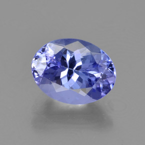 Tanzanita Azul Violeta Intenso Natural 1.71ct, Corte Oval, VVS