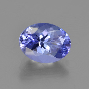 Tanzanita Azul Violeta Intenso Natural 1.71ct, Corte Oval, VVS