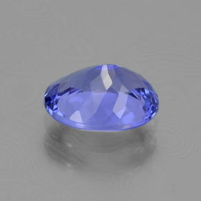 Tanzanita azul natural 1,62ct, corte oval, VVS-VS