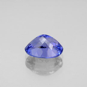 Tanzanita azul natural 2,10ct, corte oval, VVS-VS