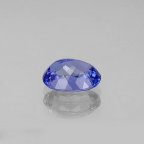 Tanzanita azul natural 1,61ct, corte oval, IF