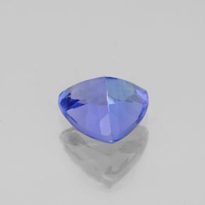 Tanzanita azul natural 1,24ct, trillion, VVS