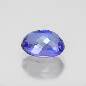 Tanzanita azul natural 2,64ct, corte oval, IF