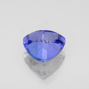Tanzanita azul natural 2,45ct, trillion, VVS