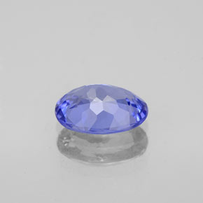 Tanzanita azul natural 1,46ct, corte oval, VVS
