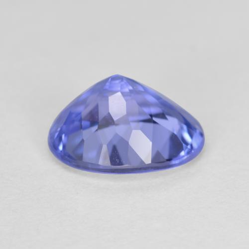 Tanzanita azul natural 1,43ct, corte oval, VS-SI