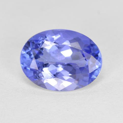 Tanzanita azul natural 1,46ct, corte oval, SI