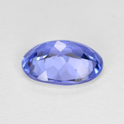 Tanzanita azul natural 1,46ct, corte oval, SI