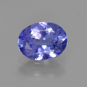 Tanzanita azul natural 1,32ct, corte oval, VS