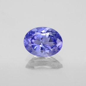 Tanzanita azul natural 1,25ct, corte oval, VVS