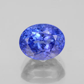Tanzanita azul natural 2,62ct, corte oval, SI