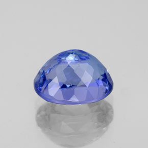 Tanzanita azul natural 2,62ct, corte oval, SI