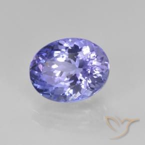 Tanzanita azul natural 2,05ct, corte oval, VS-SI