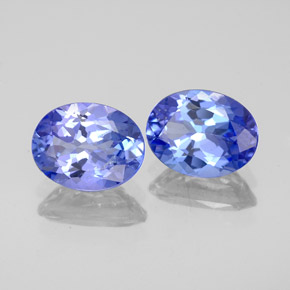 Pedras preciosas de tanzanita azul natural de  ct, corte oval, VS-SI